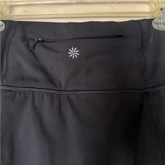Athleta Momentum Skort Black XS Ruffle Tiered Pull-On Tennis Running Skirt Short - Picture 7 of 12